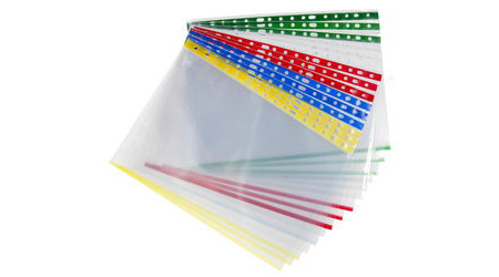 Fundas con índice de color